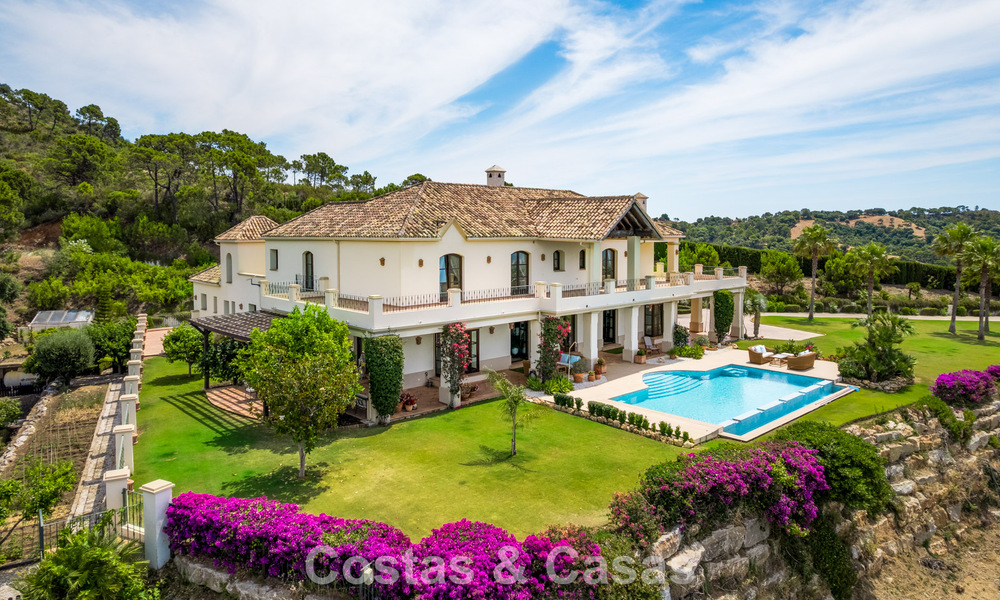 Majestuosa finca en venta en un entorno verde en la New Golden Mile entre Marbella y Estepona 802280