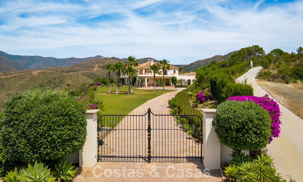 Majestuosa finca en venta en un entorno verde en la New Golden Mile entre Marbella y Estepona 802284