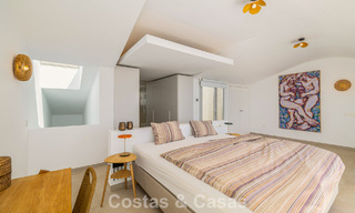 Ático dúplex moderno y luminoso con vistas frontales al mar en venta en Benalmádena, Costa del Sol 802178 