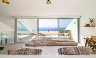 Ático dúplex moderno y luminoso con vistas frontales al mar en venta en Benalmádena, Costa del Sol 802179 