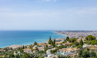 Ático dúplex moderno y luminoso con vistas frontales al mar en venta en Benalmádena, Costa del Sol 802208 