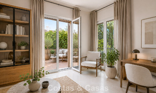 Villa pareada con gran potencial en venta, primera línea de golf en Nueva Andalucía, Marbella 802867 