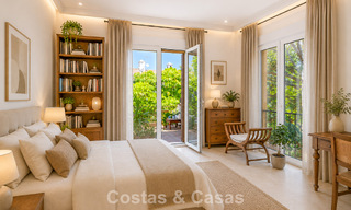 Villa pareada con gran potencial en venta, primera línea de golf en Nueva Andalucía, Marbella 802876 