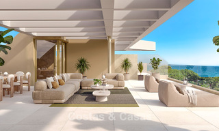 Modernos apartamentos de obra nueva con vistas panorámicas al mar en venta en La Cala de Mijas, Mijas Costa 802948 