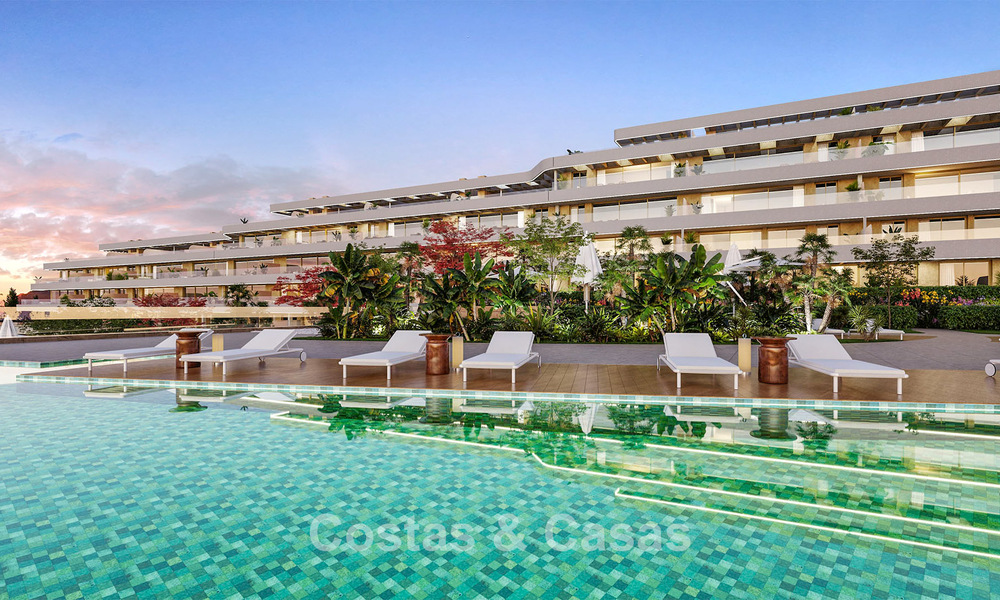 Modernos apartamentos de obra nueva con vistas panorámicas al mar en venta en La Cala de Mijas, Mijas Costa 802950