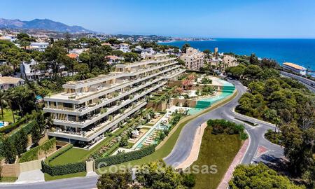 Modernos apartamentos de obra nueva con vistas panorámicas al mar en venta en La Cala de Mijas, Mijas Costa 802952