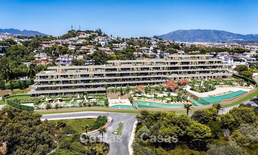 Modernos apartamentos de obra nueva con vistas panorámicas al mar en venta en La Cala de Mijas, Mijas Costa 802953