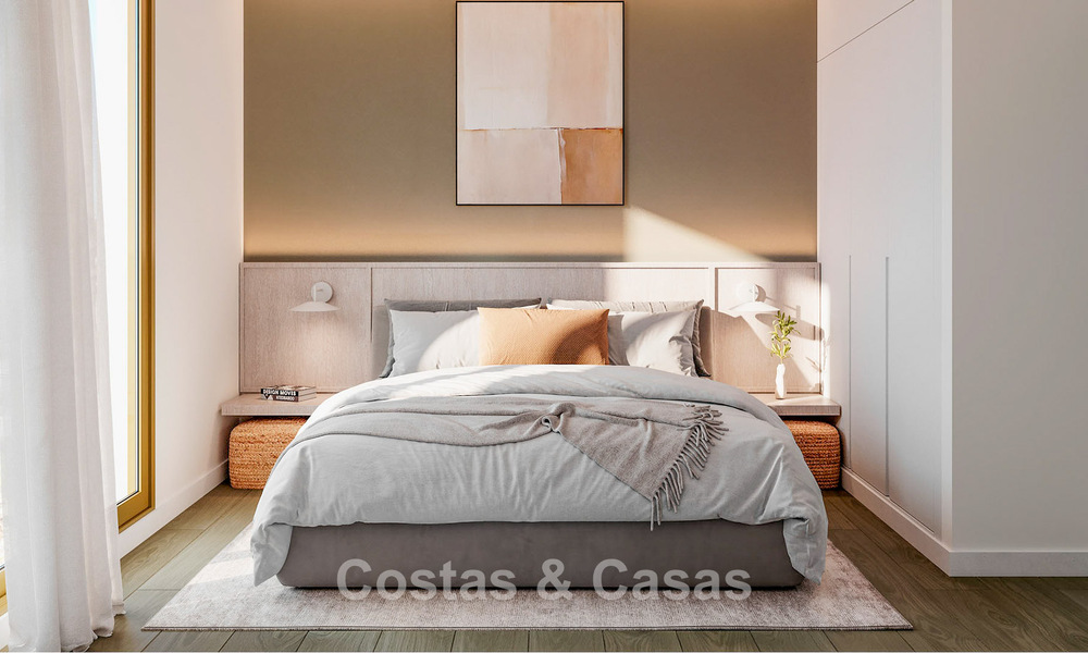Modernos apartamentos de obra nueva con vistas panorámicas al mar en venta en La Cala de Mijas, Mijas Costa 802954