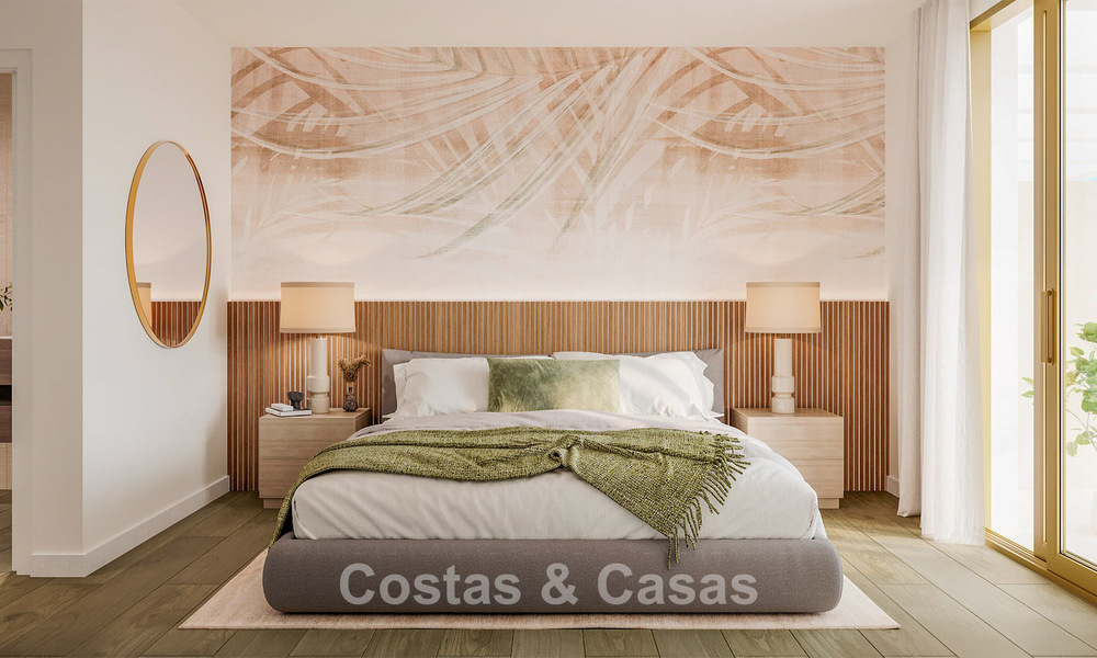 Modernos apartamentos de obra nueva con vistas panorámicas al mar en venta en La Cala de Mijas, Mijas Costa 802956