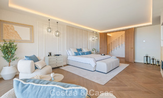 Exclusivo ático dúplex moderno con vistas panorámicas al mar en venta en Nueva Andalucía, Marbella 803038 