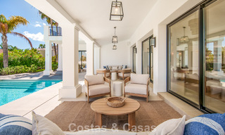Villa de lujo española contemporánea con vistas panorámicas al mar en venta en Marbella - Benahavís 803361 