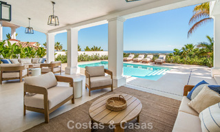 Villa de lujo española contemporánea con vistas panorámicas al mar en venta en Marbella - Benahavís 803365 