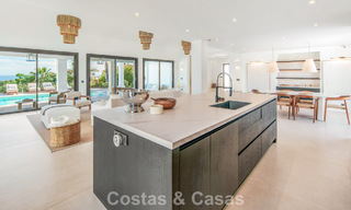 Villa de lujo española contemporánea con vistas panorámicas al mar en venta en Marbella - Benahavís 803378 