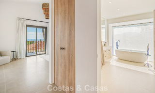 Villa de lujo española contemporánea con vistas panorámicas al mar en venta en Marbella - Benahavís 803385 