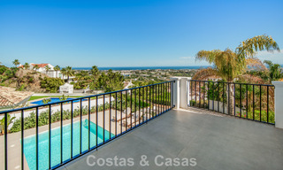 Villa de lujo española contemporánea con vistas panorámicas al mar en venta en Marbella - Benahavís 803388 
