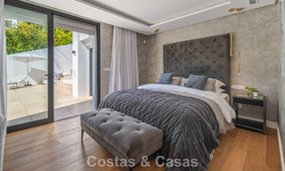 Elegante villa de lujo con arquitectura mediterránea en venta en el Valle del Golf de Nueva Andalucía, Marbella 803459 