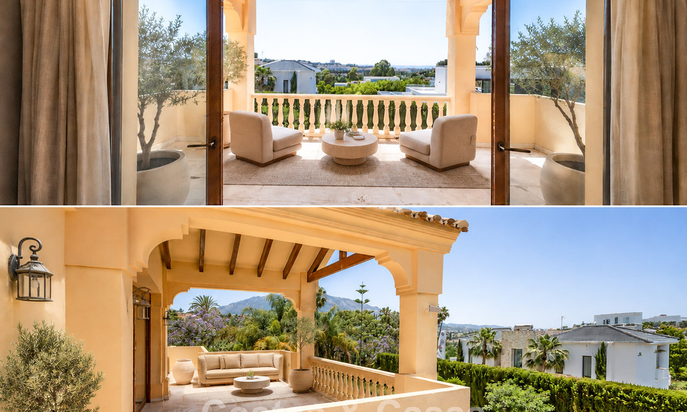 Amplia villa mediterránea con vistas al mar y un fantástico potencial de renovación en venta en La Quinta, Marbella - Benahavís 803471