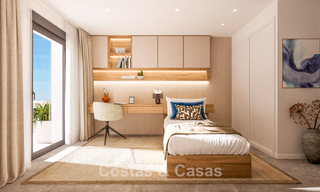 Apartamentos de obra nueva de lujo contemporáneo en venta junto al campo de golf en Estepona 803609 