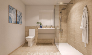 Apartamentos de obra nueva de lujo contemporáneo en venta junto al campo de golf en Estepona 803612 