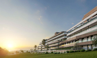 Apartamentos de obra nueva de lujo contemporáneo en venta junto al campo de golf en Estepona 803616 