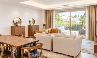 Exclusivo apartamento moderno de 3 dormitorios listo para entrar a vivir en venta en la Milla de Oro de Marbella 803806 