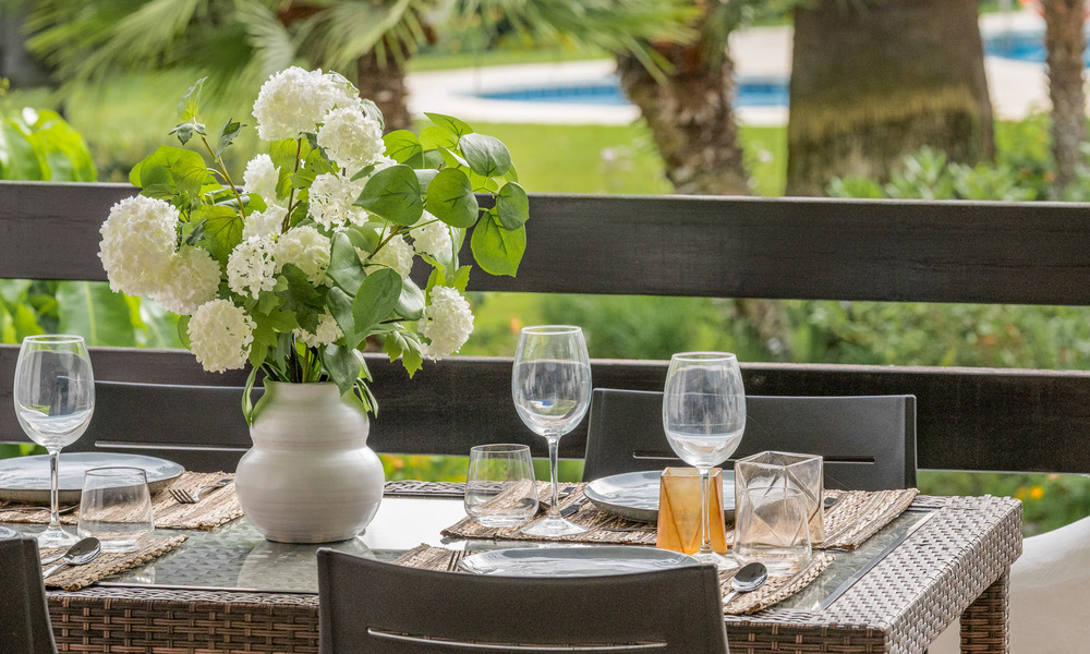 Exclusiva vivienda pareada con solárium en la azotea en venta en la Milla de Oro de Marbella 803905