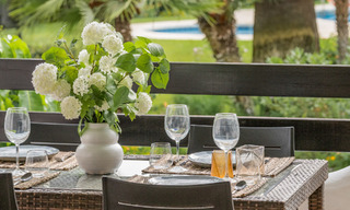 Exclusiva vivienda pareada con solárium en la azotea en venta en la Milla de Oro de Marbella 803905 