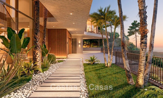 Villa de ensueño ultramoderna con espectaculares vistas al mar en venta en las colinas de Marbella - Benahavís 803918 