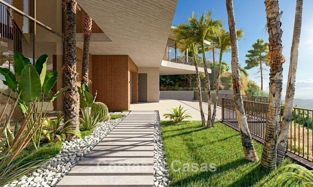 Villa de ensueño ultramoderna con espectaculares vistas al mar en venta en las colinas de Marbella - Benahavís 803920