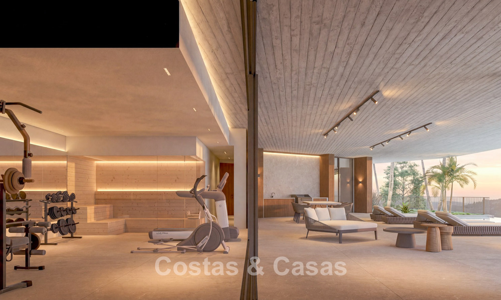 Villa de ensueño ultramoderna con espectaculares vistas al mar en venta en las colinas de Marbella - Benahavís 803921