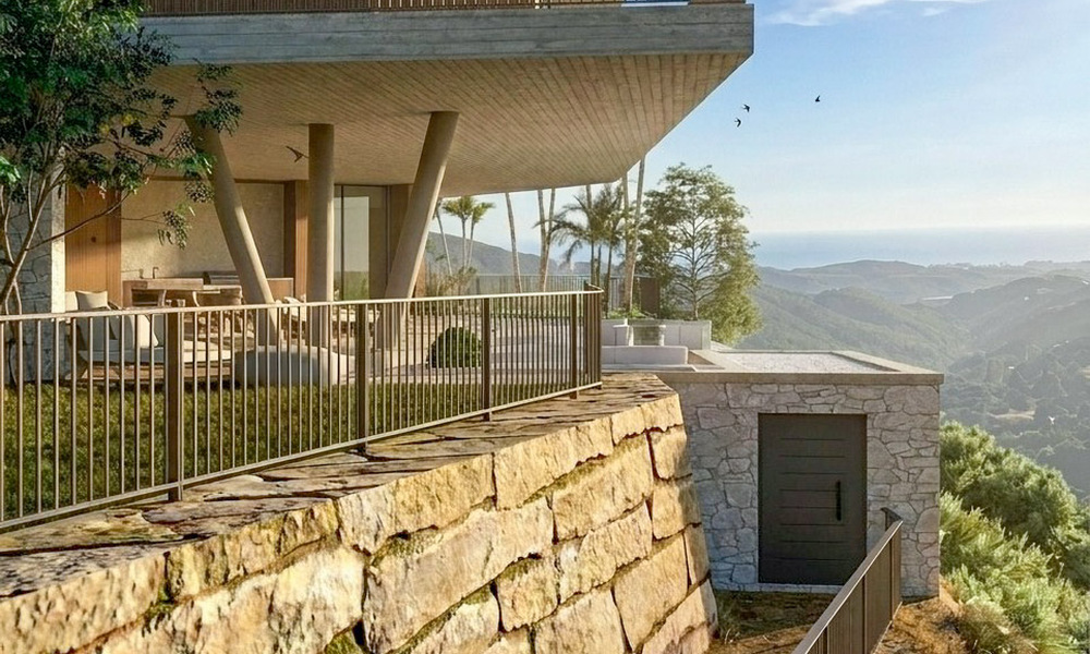 Villa de ensueño ultramoderna con espectaculares vistas al mar en venta en las colinas de Marbella - Benahavís 803924