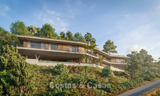 Villa de ensueño ultramoderna con espectaculares vistas al mar en venta en las colinas de Marbella - Benahavís 803926 