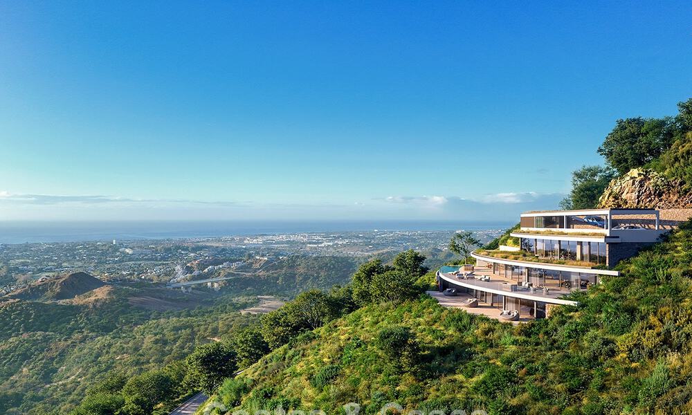 Exclusiva villa de diseño ultramoderna con vistas panorámicas al mar en venta en Real de La Quinta, Marbella - Benahavís 803997
