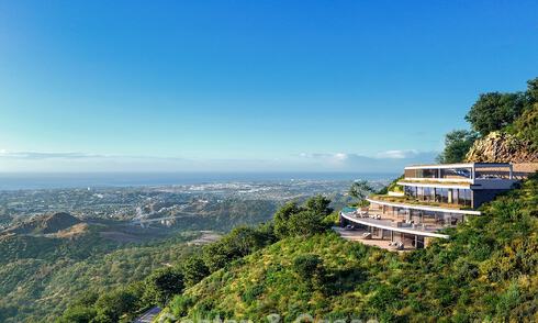 Exclusiva villa de diseño ultramoderna con vistas panorámicas al mar en venta en Real de La Quinta, Marbella - Benahavís 803997