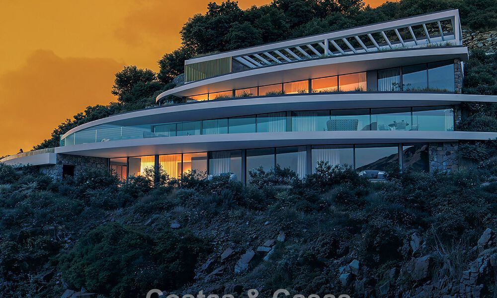 Exclusiva villa de diseño ultramoderna con vistas panorámicas al mar en venta en Real de La Quinta, Marbella - Benahavís 804000