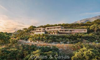 Sofisticada villa de diseño con vistas panorámicas al mar en venta en las colinas de Marbella - Benahavís 804097 