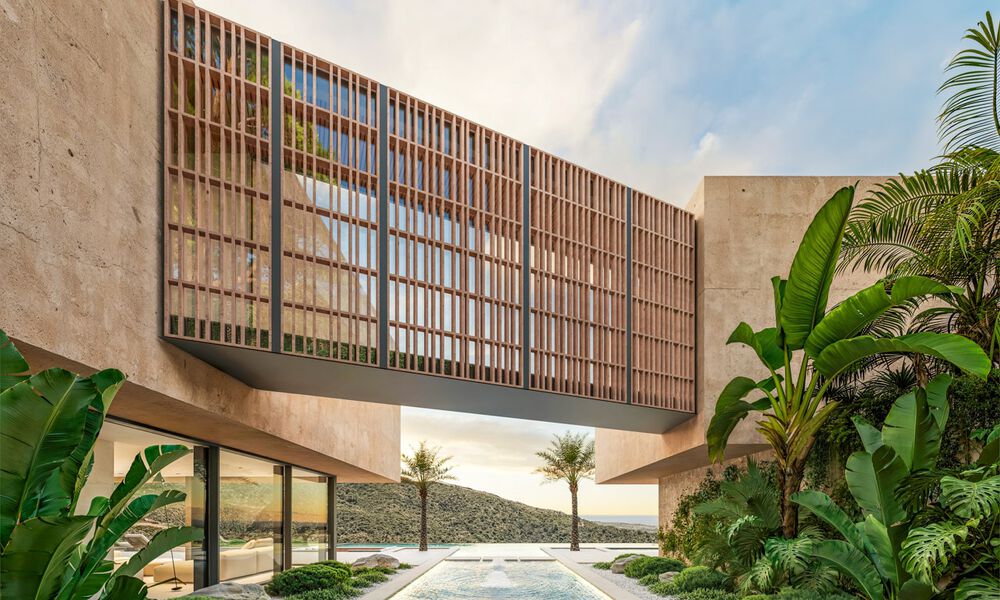 Sofisticada villa de diseño con vistas panorámicas al mar en venta en las colinas de Marbella - Benahavís 804098