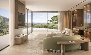 Sofisticada villa de diseño con vistas panorámicas al mar en venta en las colinas de Marbella - Benahavís 804103 
