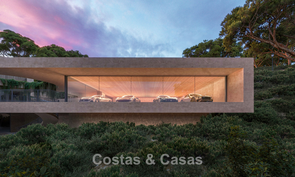 Sofisticada villa de diseño con vistas panorámicas al mar en venta en las colinas de Marbella - Benahavís 804105