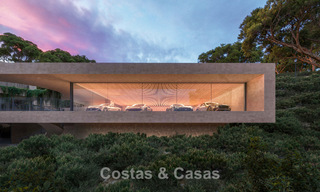 Sofisticada villa de diseño con vistas panorámicas al mar en venta en las colinas de Marbella - Benahavís 804105 