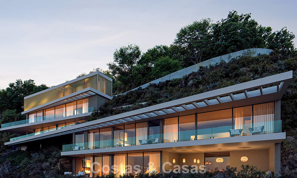 Espectacular villa contemporánea de lujo con vistas panorámicas en venta en Marbella - Benahavís 804116