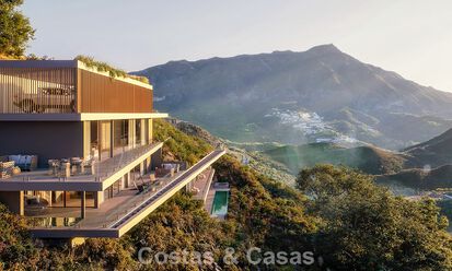 Espectacular villa contemporánea de lujo con vistas panorámicas en venta en Marbella - Benahavís 804118