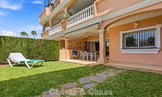 Apartamento en planta baja en venta a solo 50 metros de la playa en la New Golden Mile, entre Marbella y Estepona 804510 