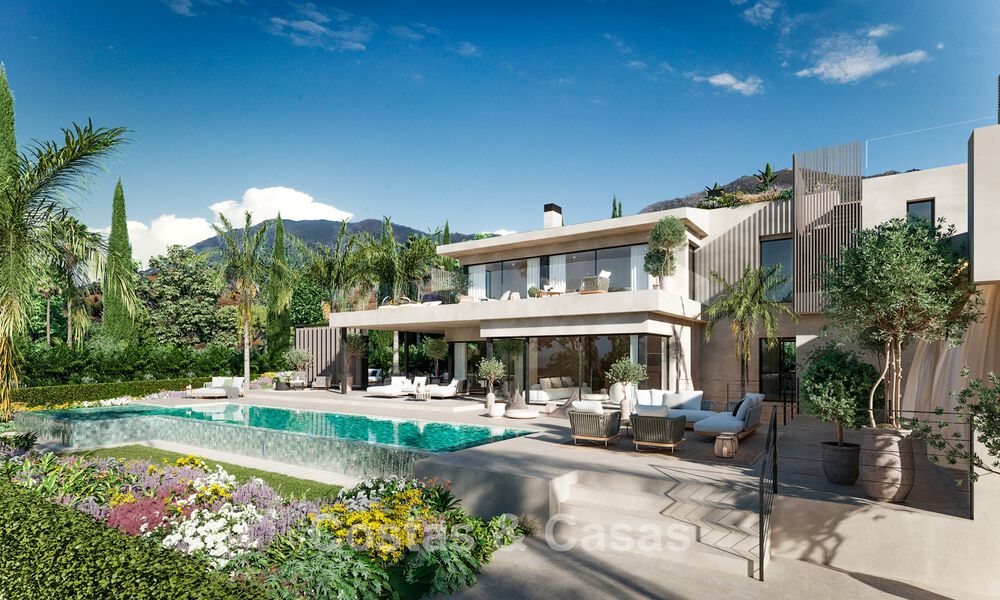 Villa moderna de obra nueva en venta en El Higuerón Resort entre Fuengirola y Benalmádena, Costa del Sol 804560