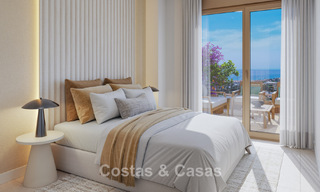 Apartamentos de lujo de nueva construcción con vistas panorámicas al mar en venta en La Cala de Mijas, Costa del Sol 804600 