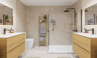 Apartamentos de lujo de nueva construcción con vistas panorámicas al mar en venta en La Cala de Mijas, Costa del Sol 804601 