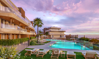 Apartamentos de lujo de nueva construcción con vistas panorámicas al mar en venta en La Cala de Mijas, Costa del Sol 804612 