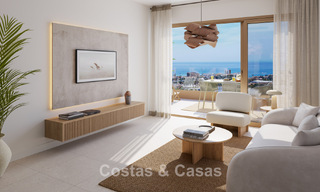 Apartamentos de lujo de nueva construcción con vistas panorámicas al mar en venta en La Cala de Mijas, Costa del Sol 804613 