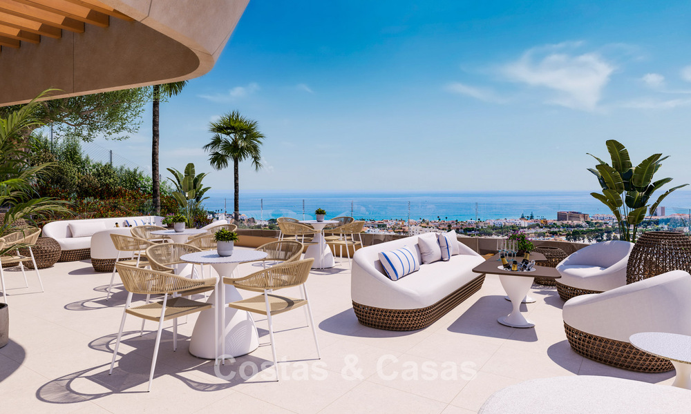 Viviendas de lujo exclusivas con vistas panorámicas en venta en La Cala de Mijas, Costa del Sol 804621