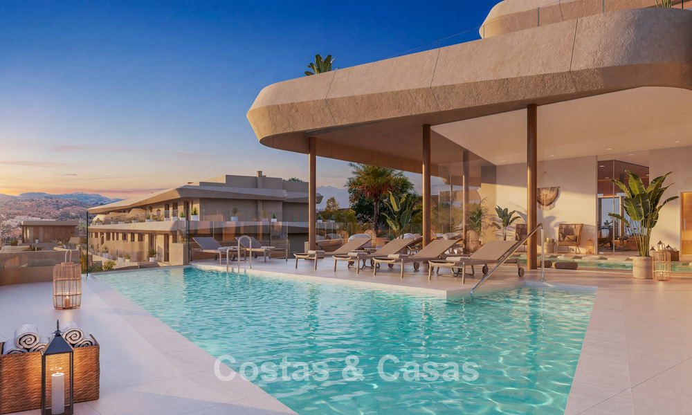 Viviendas de lujo exclusivas con vistas panorámicas en venta en La Cala de Mijas, Costa del Sol 804626